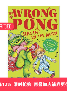 英文原版 The Wrong Pong Singin' in the Drain 内维尔与巨兽族4 青少年幽默插画故事书 Steven Butler 英文版 进口英语原版书籍