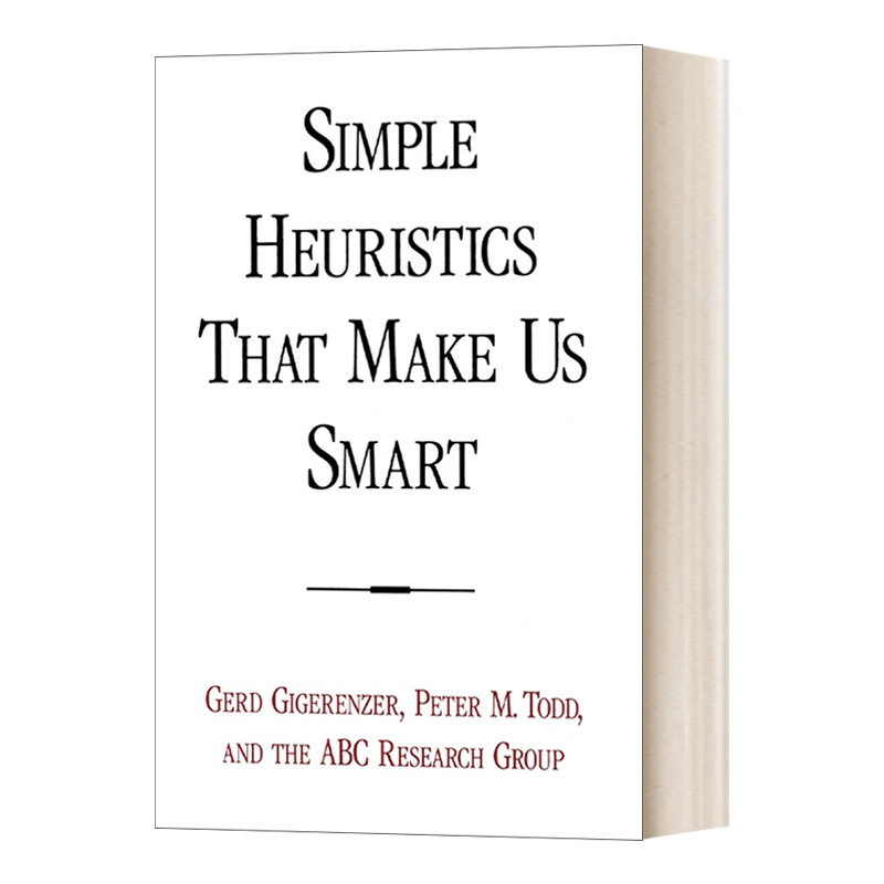 Simple Heuristics That Make Us Smart简捷启发式让我们更精明进口原版英文书籍