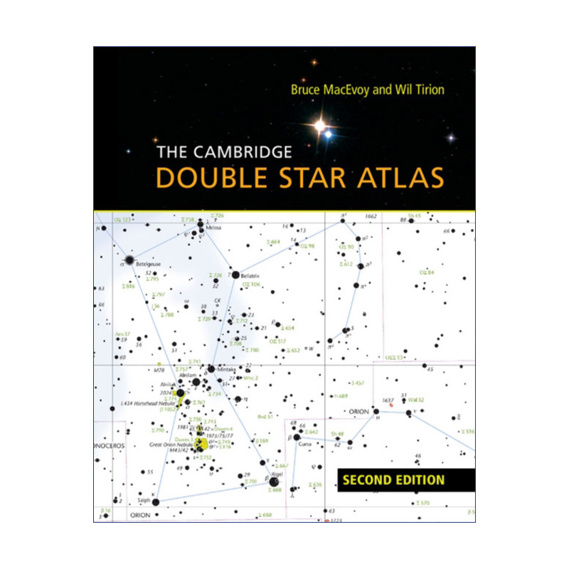 The Cambridge Double Star Atlas 剑桥双星图 Bruce MacEvoy进口原版英文书籍