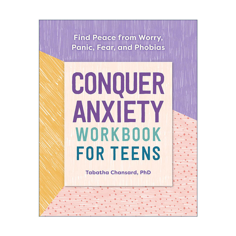 英文原版 Conquer Anxiety Workbook for Teens 青少年克服焦虑症练习册 英文版 进口英语原版书籍