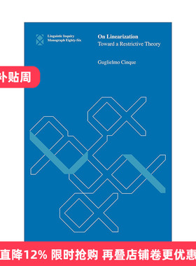 英文原版 On Linearization The MIT Press 论线性化 发展限制性理论 句法学 语言学教授Guglielmo Cinque 英文版进口英语原版书籍