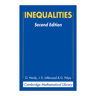 剑桥数学图书馆系列进口原版 Inequalities G.H.哈代 不等式 英文书籍