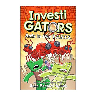 英文原版 InvestiGators Ants in Our P.A.N.T.S.鳄鱼侦查员4 儿童全彩爆笑漫画书 纽约时报畅销书 英文版 进口英语原版书籍