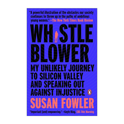 英文原版 Whistleblower 吹哨者 通往硅谷的艰难之旅 反对职场骚扰 生产微服务作者Susan Fowler自传 英文版 进口英语原版书籍