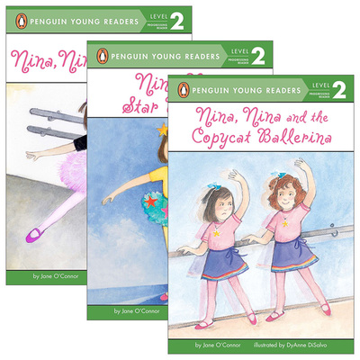 Penguin Young Readers, Level 2 企鹅青少分级阅读2级 Nina 3册进口原版英文书籍