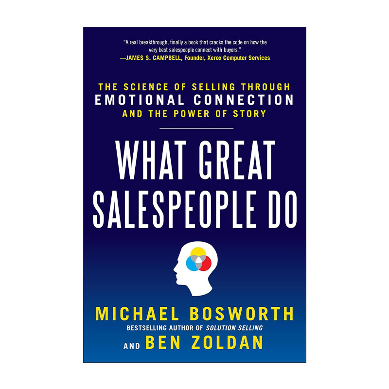 英文原版 What Great Salespeople Do 3个故事搞定成交 用神经科学颠覆顾客心理的新销售法则 英文版 进口英语原版书籍
