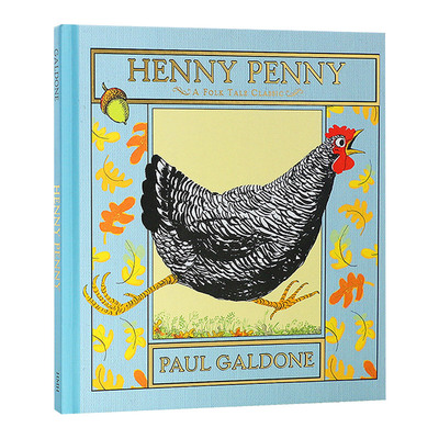 英文原版 Henny Penny Folk Tale Classics 小母鸡潘妮 汪培珽第一1阶段 民间传说经典绘本精装书 英文版 进口英语原版书籍