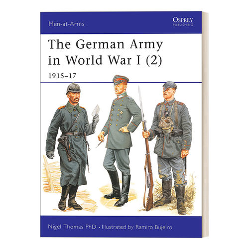 英文原版 The German Army in World War I 2 一战中的德国军队2 1915-1917 历史上的军队系列 英文版 进口英语原版书籍
