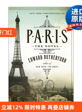 Paris 巴黎 历史小说 Edward Rutherfurd进口原版英文书籍