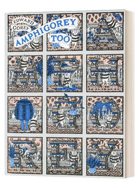 Amphigorey Too 无聊的幽默2 黑色幽默大师爱德华·戈里漫画经典进口原版英文书籍