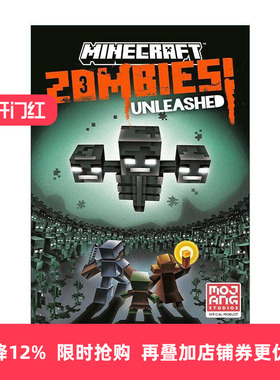 英文原版 Minecraft Zombies Unleashed 我的世界21 僵尸释放 精装官方小说 英文版 进口英语原版书籍