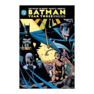 Three 书籍 进口英语原版 DC漫画 Batman Year Marv 第三年 蝙蝠侠 英文版 英文原版 豪华精装 Wolfman 收藏版