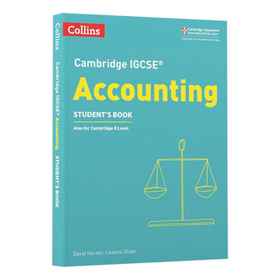 英文原版 CAMBRIDGE IGCSE Accounting Student’s Book 剑桥IGCSE会计学生用书 英文版 进口英语原版书籍