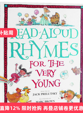学前儿童英语诗歌朗诵韵文 英文原版 Read-Aloud Rhymes for the Very Young 学美国共同核心课程标准文本范例 进口英文书