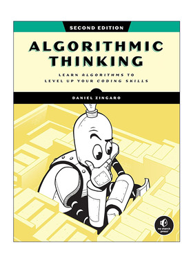 英文原版 Algorithmic Thinking 2 算法思维 第二版 提高编码技能 计算机 Daniel Zingaro 英文版 进口英语原版书籍