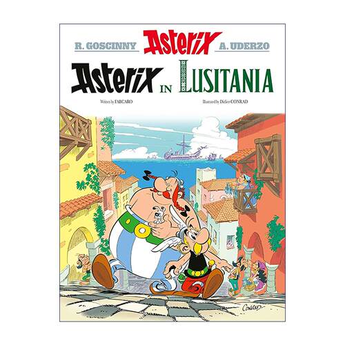 英文原版 Asterix in Lusitania 高卢英雄历险记41 卢西塔尼亚之旅 经典冒险漫画 英文版 进口英语原版书籍