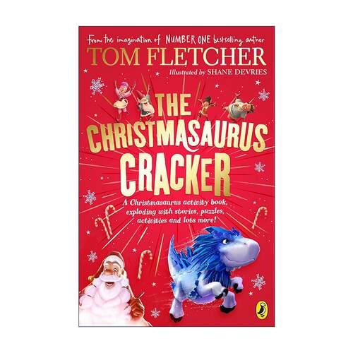 英文原版 The Christmasaurus Cracker 圣诞恐龙大彩包 二合一故事书及更多惊喜 Tom Fletcher 英文版 进口英语原版书籍