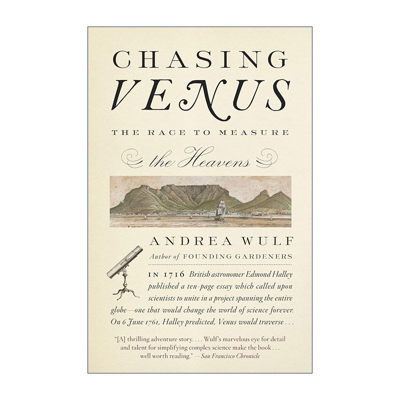 Chasing Venus 追寻金星 测量天空之旅 Andrea Wulf进口原版英文书籍