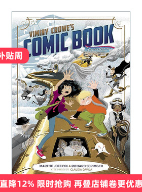 英文原版 Viminy Crowe's Comic Book 维明·克劳的漫画书 儿童搞笑冒险图像小说 谜案女王系列作者Marthe Jocelyn 进口英语书籍