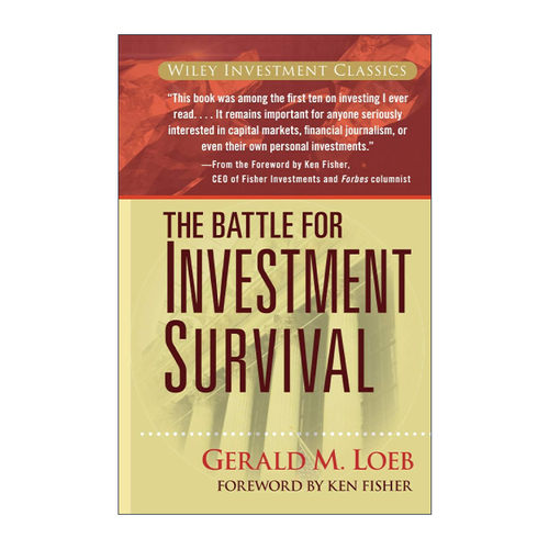 英文原版 The Battle for Investment Survival 投资生存之战 精装 股市投资生死战 Gerald Loeb 英文版 进口英语原版书籍
