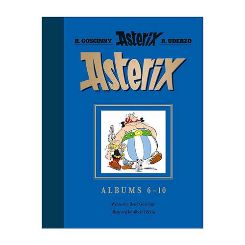 英文原版 Asterix Gift Edition Albums 6-10 高卢英雄历险记礼盒版6-10册精装 英文版 进口英语原版书籍