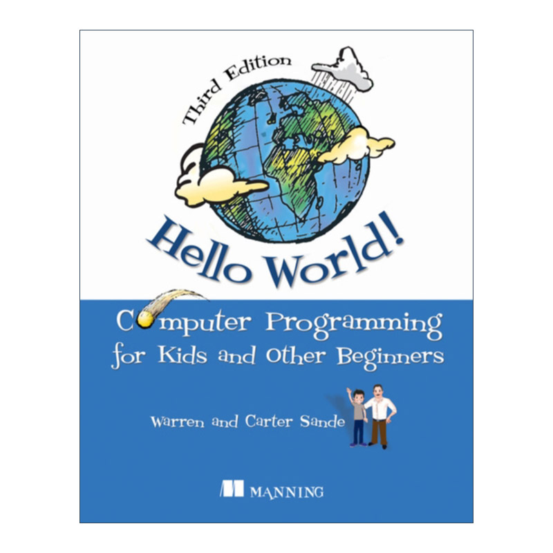 Hello World!  父与子的编程之旅 与小卡特一起学Python 第3版进口原版英文书籍
