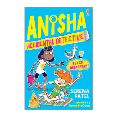 英文原版 Anisha Accidental Detective Beach Disaster 意外的侦探阿妮莎 沙滩灾难 章节桥梁书 英文版 进口英语原版书籍