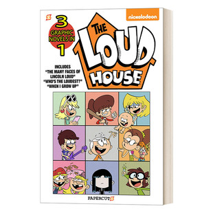 12进口原版 Loud 英文书籍 喧闹一家亲漫画小说三合一10 House The