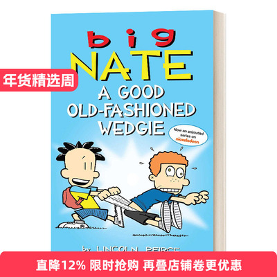英文原版 Big Nate A Good Old-Fashioned Wedgie 大内特系列17 大内特全彩漫画小说版第三季2 经典校园冒险读物 英文版 进口英语