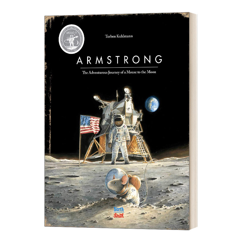 Armstrong 阿姆斯特丹 老鼠月球探险 特别版 精装绘本 Torben Kuhlmann进口原版英文书籍 书籍/杂志/报纸 儿童读物原版书 原图主图