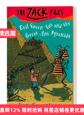 英文原版 The Zack Files 16 Evil Queen Tut and the Great Ant Pyramids 札克档案系列16 儿童冒险章节桥梁书 英文版 进口书籍