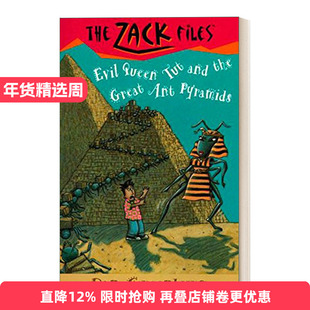 英文原版 The Zack Files 16 Evil Queen Tut and the Great Ant Pyramids 札克档案系列16 儿童冒险章节桥梁书 英文版 进口书籍