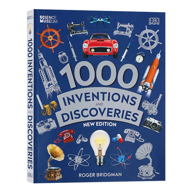 英文原版 1000 Inventions and Discoveries 1000项发明和发现 DK知识科普儿童科普读物英文版进口英语原版书籍_虎窝淘