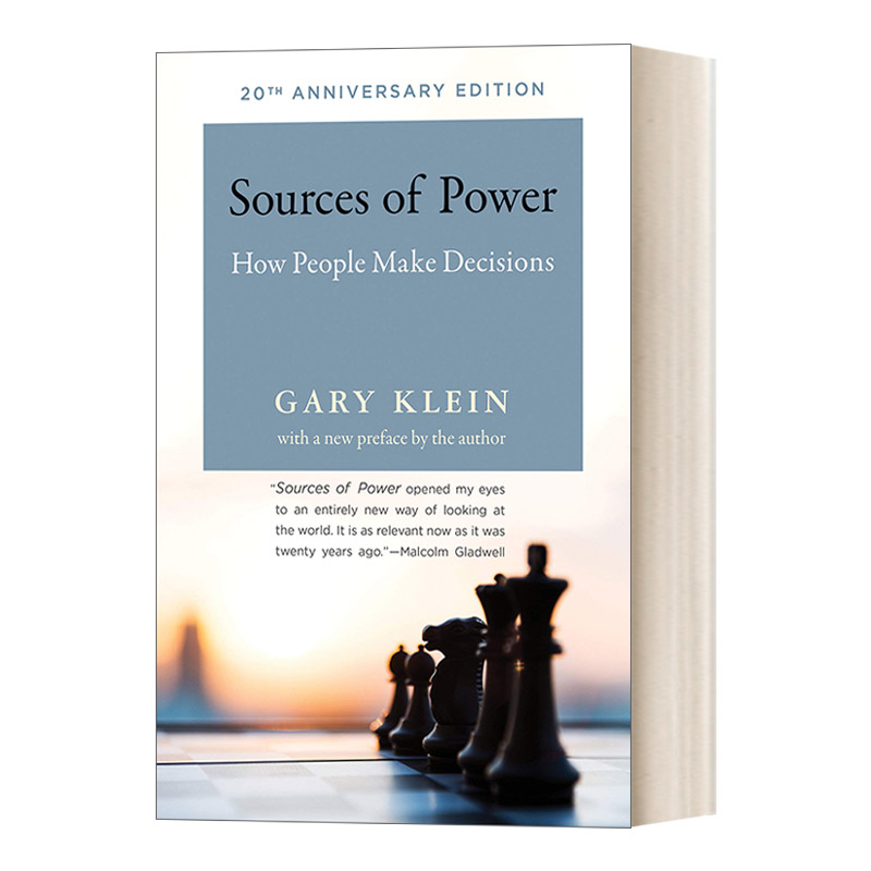 英文原版 Sources of Power  20th Anniversary Edition 如何作出正确决策 二十周年纪念版 Gary Klein 英文版 进口英语原版书籍
