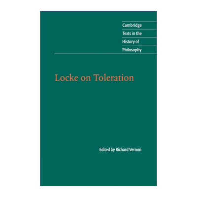 Locke on Toleration 约翰·洛克 论宗教宽容 剑桥哲学史文本系列进口原版英文书籍