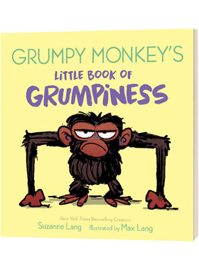 英文原版 Grumpy Monkey's Little Book of Grumpiness 暴躁猴的暴躁小书 纸板书 英文版 进口英语原版书籍