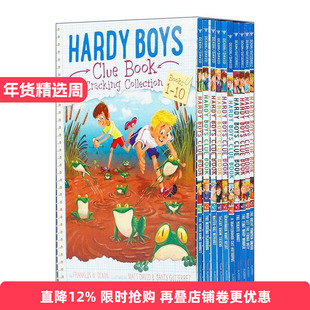 英文原版 Hardy Boys Clue Book Case-Cracking Collection 哈迪男孩 谜案系列1-10册盒装 英文版 进口英语原版书籍