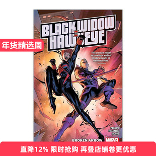 英文原版 Black Widow & Hawkeye Broken Arrow 黑寡妇与鹰眼 断箭 漫威漫画 60周年纪念 英文版 进口英语原版书籍