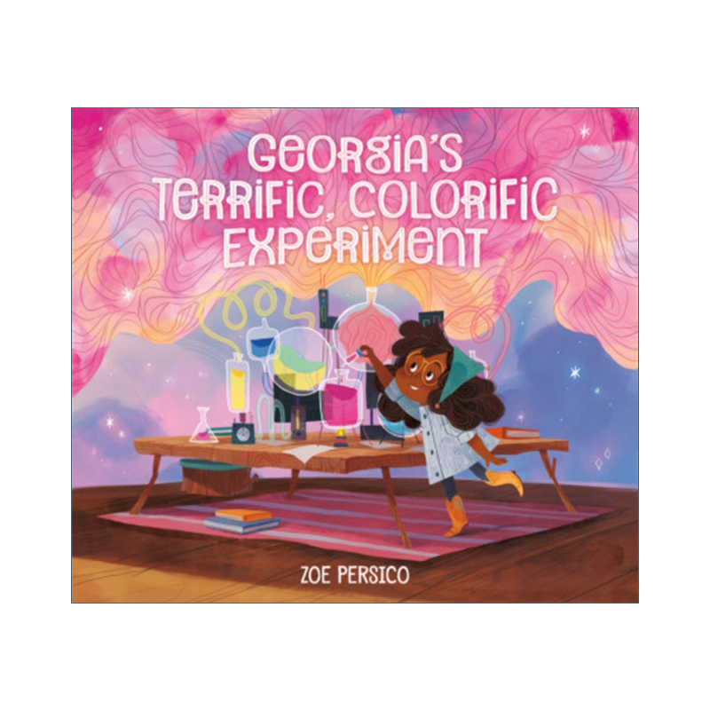 Georgia's Terrific, Colorific Experiment 乔治亚的色彩实验精装进口原版英文书籍