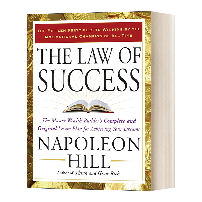 英文原版 The Law of Success 拿破仑·希尔成功法则 一部系统的成功哲学，年轻人必修的16堂课 英文版 进口英语原版书籍