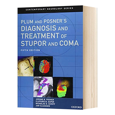 英文原版 Plum and Posner's Diagnosis and Treatment of Stupor and Coma 昏迷患者的评估及处置流程 英文版 进口英语书籍