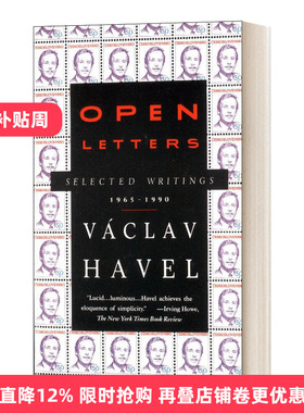 英文原版 Open Letters Selected Writings 1965-1990 公开信 Vaclav Havel 瓦茨拉夫·哈维尔文选 英文版 进口英语原版书籍