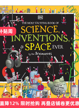 英文原版 The Most Exciting Book of Science Inventions and Space Ever by the Brainwaves 脑电波有史以来激动人心的科学发明
