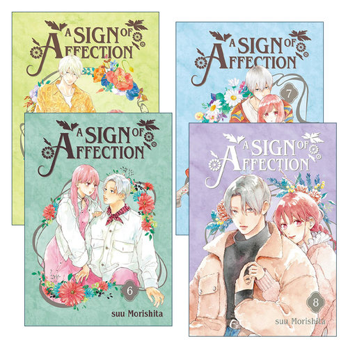 英文原版 A Sign of Affection 指尖相触，恋恋不舍系列5-8册 同名纯爱动漫漫画 听觉障碍 Suu Morishita森下 英文版 进口原版书籍