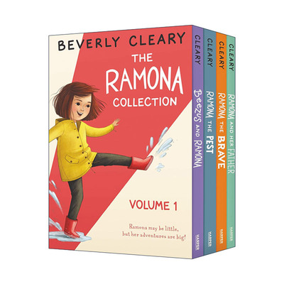 英文原版 The Ramona 4-Book Collection Volume 1 雷梦拉系列合集套装1-4册 英文版 进口英语原版书籍