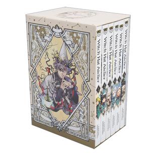 Set 同名动漫漫画 Witch Box Atelier 白浜鴎 含艺术卡片 尖帽子 进口英语原版 6盒装 Manga 套装 Hat 英文原版 书籍 魔法工坊