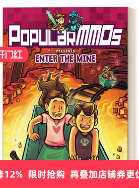 PopularMMOs Presents Enter the Mine 全彩奇幻冒险游戏漫画 进入矿洞进口原版英文书籍