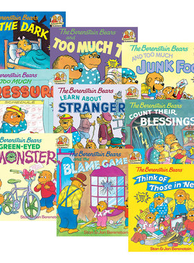 The Berenstain Bears 贝贝熊系列绘本9册进口原版英文书籍