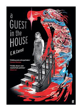 英文原版 A Guest in the House 屋里的客人 E.M. Carroll惊悚漫画 英文版 进口英语原版书籍