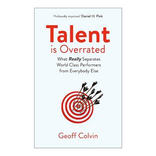 Overrated 进口英语原版 杰夫·科尔文 Talent Geoff 通向成功 天才源自刻意练习 英文版 英文原版 高效学习法 Colvin 第二版